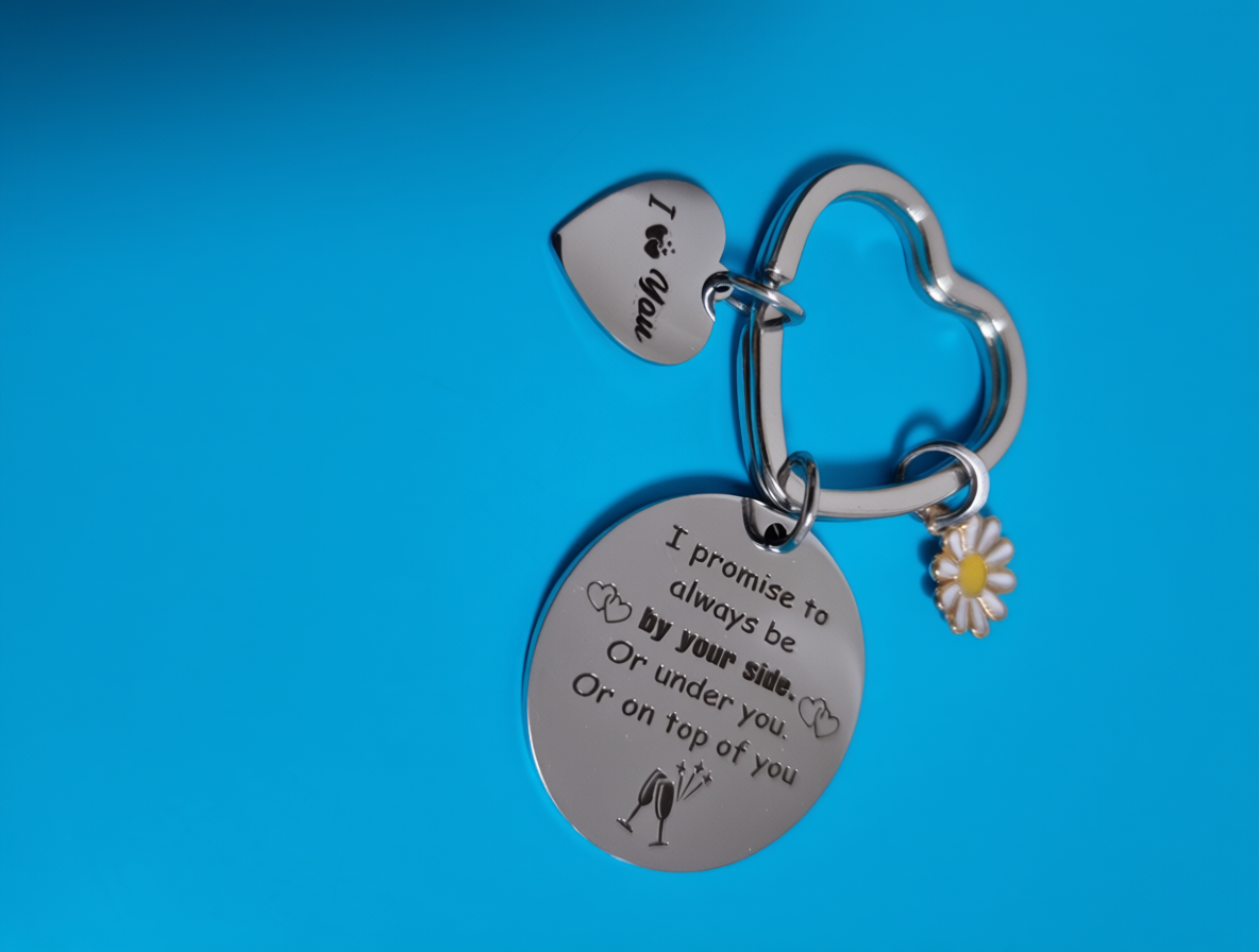 Lover's KEYRING!, Cheeky & Romantic Gift for Boyfriend / Girlfriend | Unique & Funny Valentine's Day Gift Bargain!