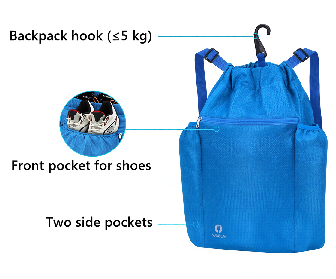 Sukeen 30L All-Sport Waterproof Backpack | Shoe & Wet Compartment | Gym & Swim Bag - Zeta Store