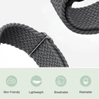 Braided Loop Watch Strap ✨ | Quick-Release | Adjustable | 20mm & 22mm | Ultimate Comfort & Style - Zeta Store