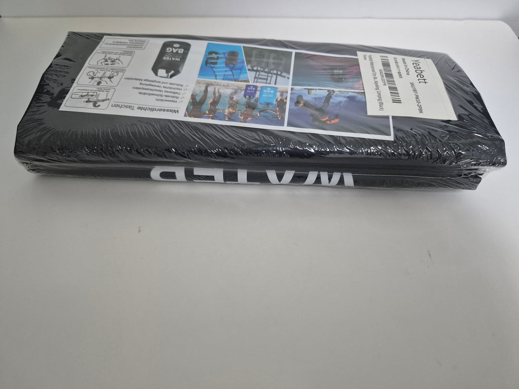 Set of 2 Yeabett 10L Waterproof Dry Bag - Heavy-Duty Roll-Top Backpack for Swimming, Kayaking, Beach & Camping - Includes Adjustable Strap - Keep Gear Dry & Secure!