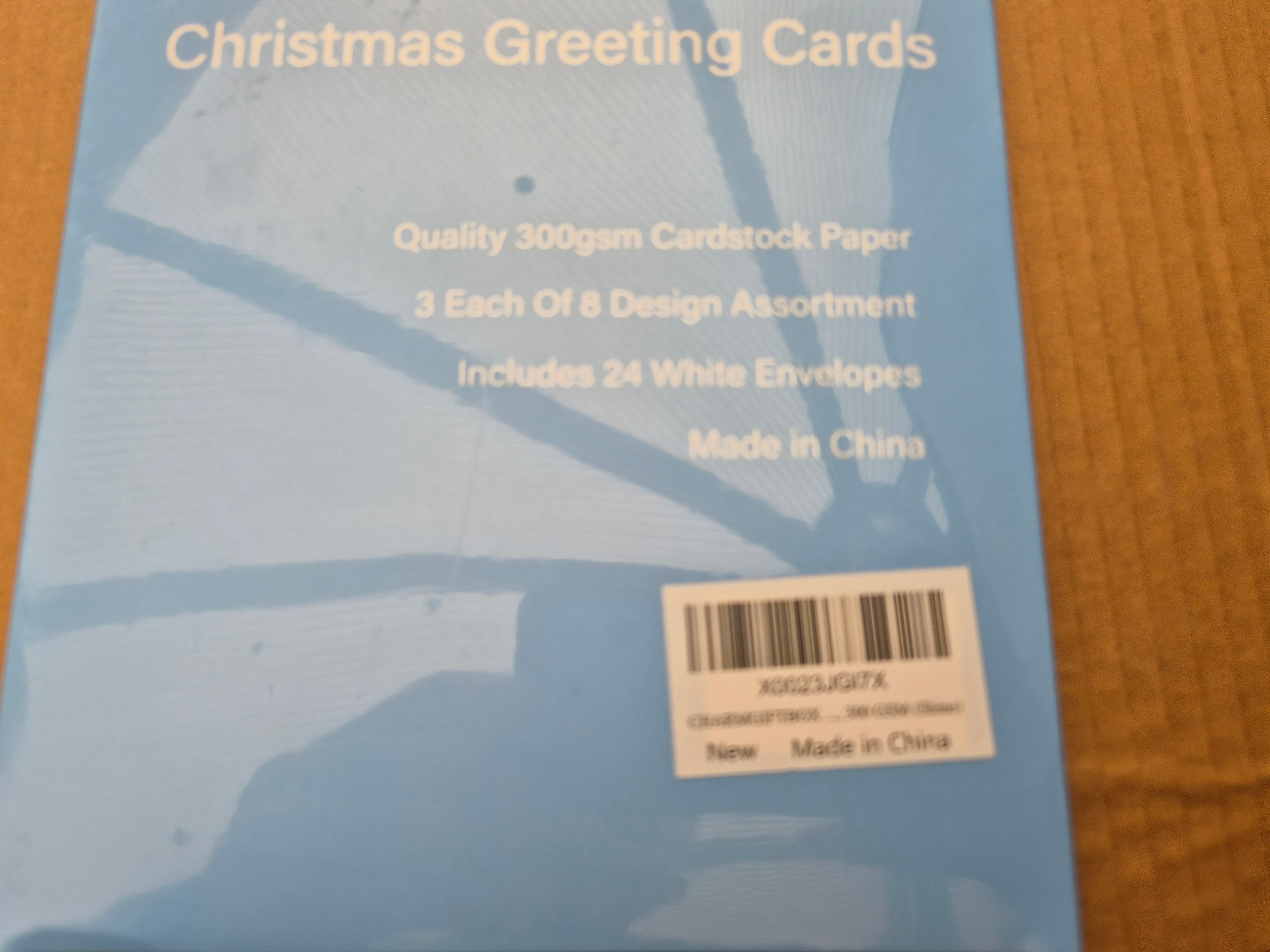 NEW IN BARN! 🚜 CHARM Giftbox Christmas Greeting Cards | Pack of 24 with Envelopes | Premium 300gsm Cardstock | 8 Festive Designs - Zeta Store