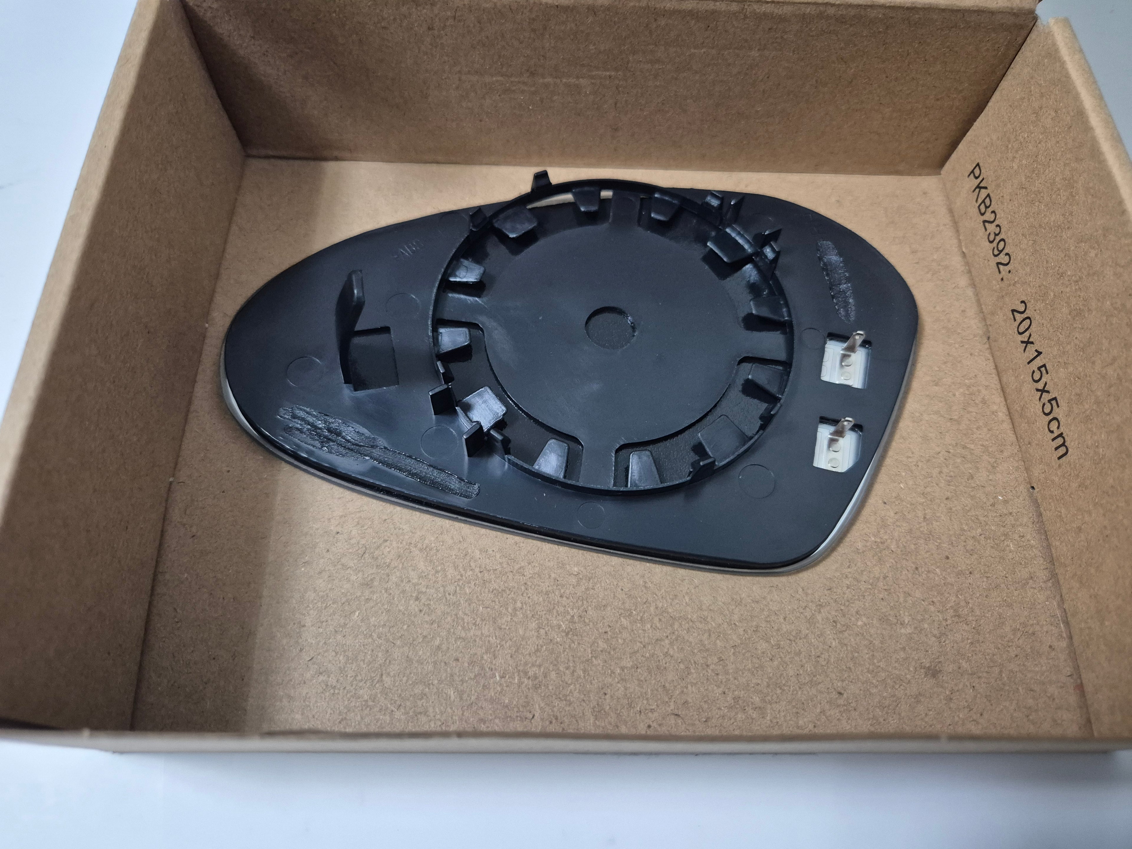 X AUTOHAUX Car Rearview Right Side Mirror Glass Replacement W/Backing Plate Aspherical Heated White Glass - Zeta Store