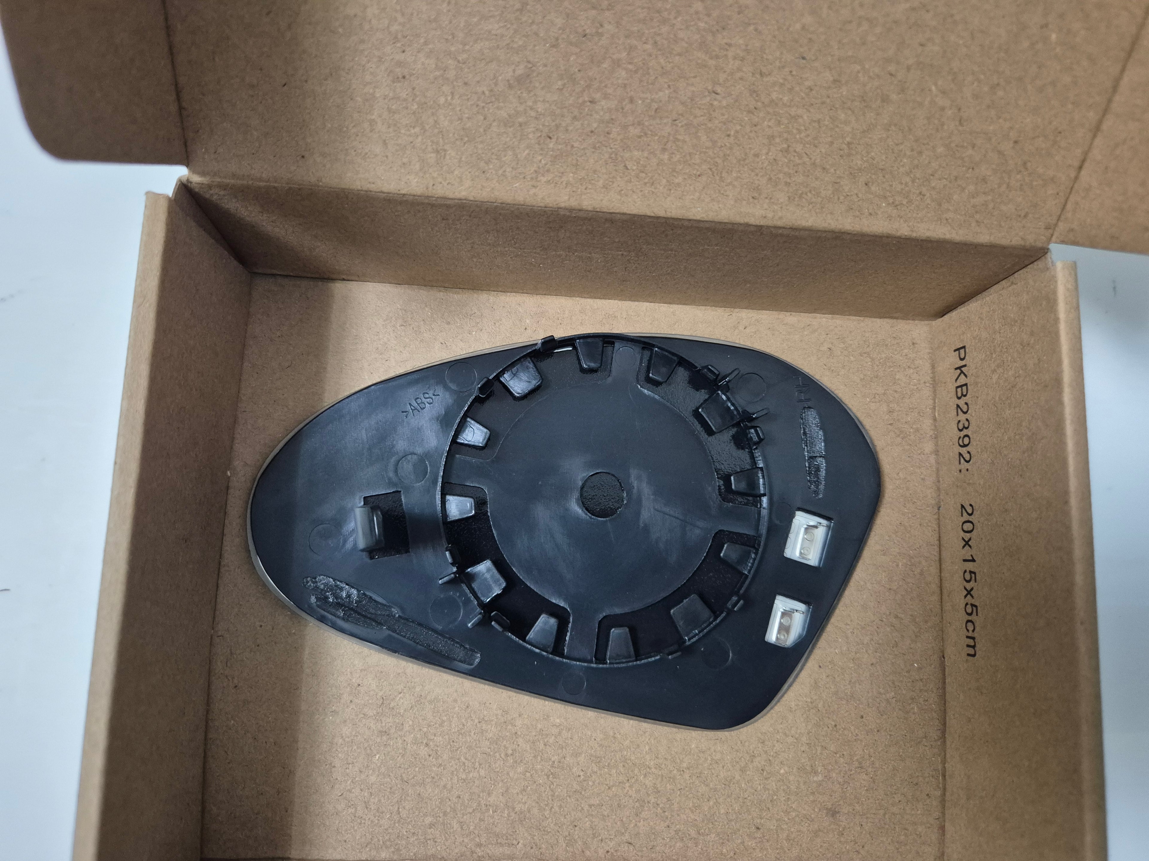 X AUTOHAUX Car Rearview Right Side Mirror Glass Replacement W/Backing Plate Aspherical Heated White Glass - Zeta Store