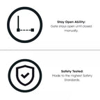 FYLO 3x Baby Safety Stair Gate  Pressure Fit 75-86cm (3 pack) - Zeta Store