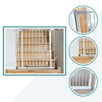 FYLO 2x Baby Safety Stair Gate  Pressure Fit 75-86cm (2 pack) - Zeta Store