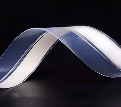 Yardsky 10M/32.8ft Transparent Silicone Door Seal Strip – Self-Adhesive Weather Stripping for Doors & Windows (Dustproof, Soundproof, Draft Excluder) - DIY - Zeta Store