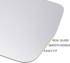 X AUTOHAUX Car Rearview Left Side Mirror Glass Replacement W/Backing Plate Convex Heated White Glass for SEAT Ateca 2016-2022 - Zeta Store