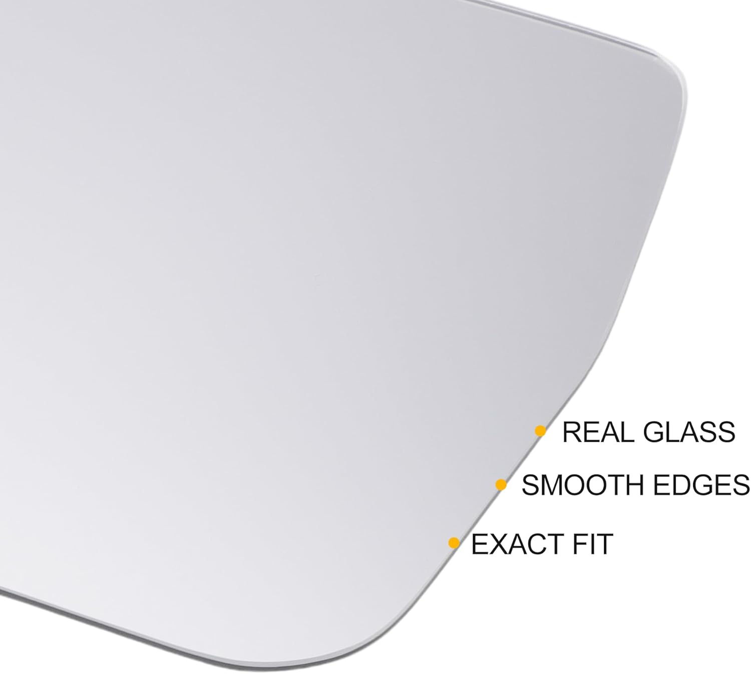 X AUTOHAUX Car Rearview Left Side Mirror Glass Replacement W/Backing Plate Convex Heated White Glass for SEAT Ateca 2016-2022 - Zeta Store