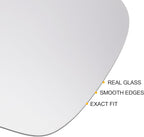 X AUTOHAUX Car Rearview Left Side Mirror Glass Replacement W/Backing Plate Convex Non-heated White Glass for SEAT Altea 2007-2018 for SEAT Altea XL 2008-2013 - Zeta Store