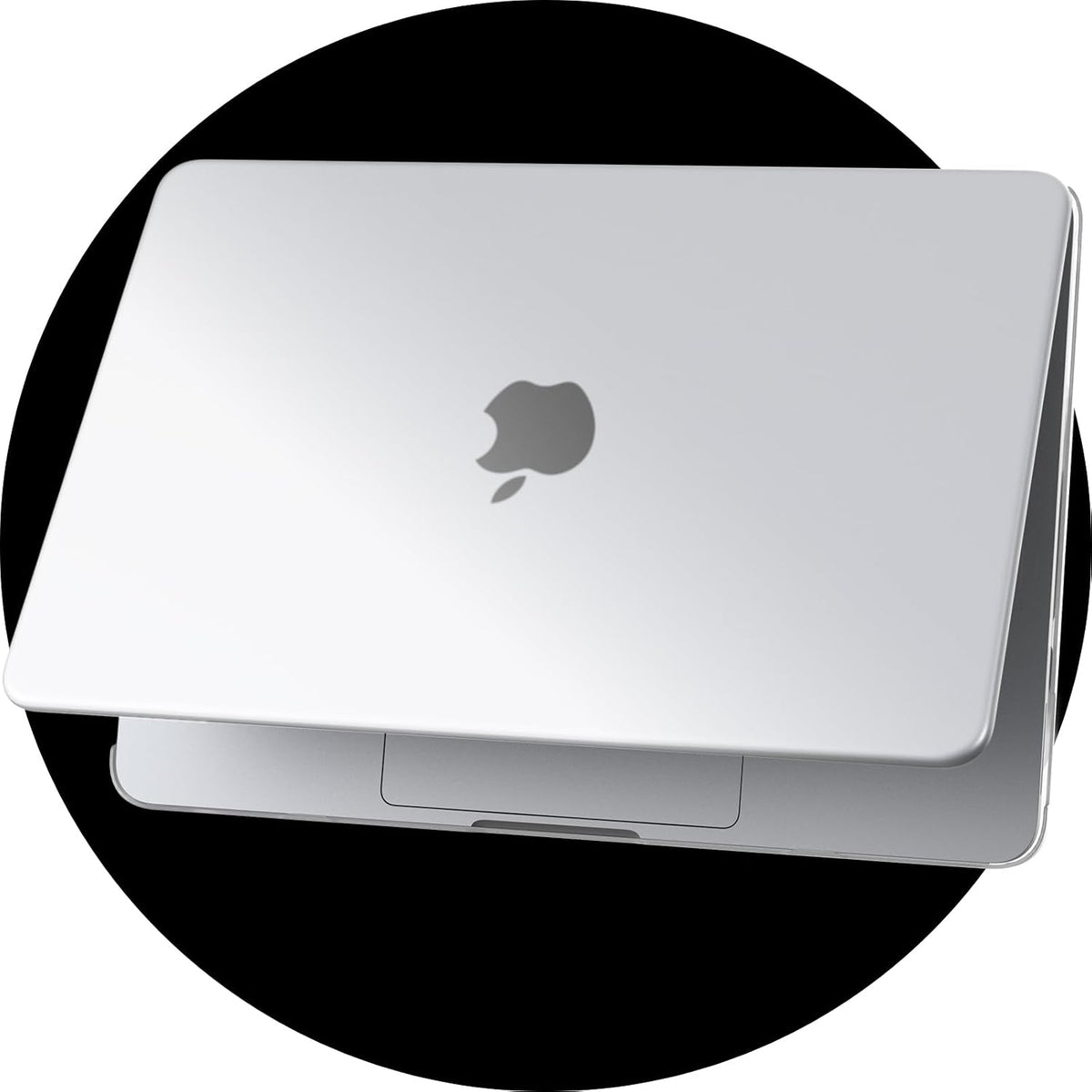 Eleger Ultra Thin Case for MacBook Neo 13" A18 Pro A3404 - 2026 Matte Crystal Hard Cover - Silver Transparent