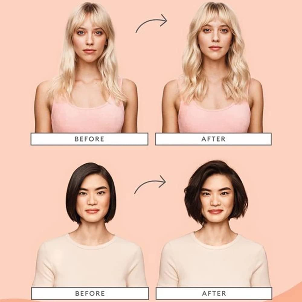Sjzdylxy 2-Pack 10cm Straight Clip-In Hair Volume Pads - Invisible Fluffy Hair Topper Extensions for Thinning Hair Women | Short Hair Pieces with Anti-Slip Clips