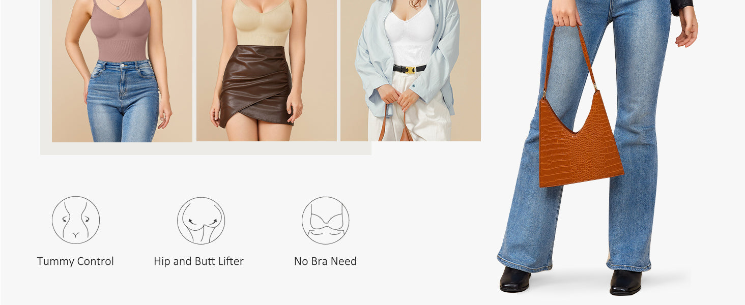 Junlan Seamless Shapewear Vest & Waist Trainer | Tummy Control Bodysuit with Built-In Support & Adjustable Gusset