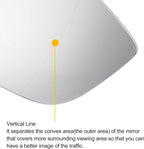 X AUTOHAUX Car Rearview Right Side Mirror Glass Replacement W/Backing Plate Aspherical Heated White Glass for SEAT Ateca 2016-2022 for SEAT TARRACO 2018-2022 - Zeta Store