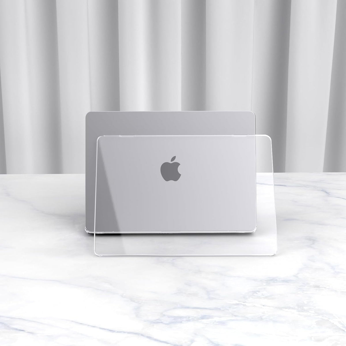 Eleger Ultra Thin Case for MacBook Neo 13" A18 Pro A3404 - 2026 Matte Crystal Hard Cover - Silver Transparent