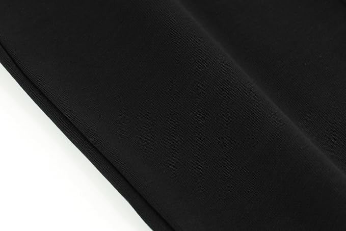 Smivibe Kids Fleece Joggers 5-7 Years Tag 120 Black - Boys Girls PE School Sports Tracksuit Bottoms