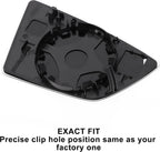 X AUTOHAUX Car Rearview Left Side Mirror Glass Replacement W/Backing Plate Convex Non-heated White Glass for SEAT ARONA 2017-2020 for SEAT IBIZA 2017-2020 for SEAT LEON 2012-2020 - Zeta Store