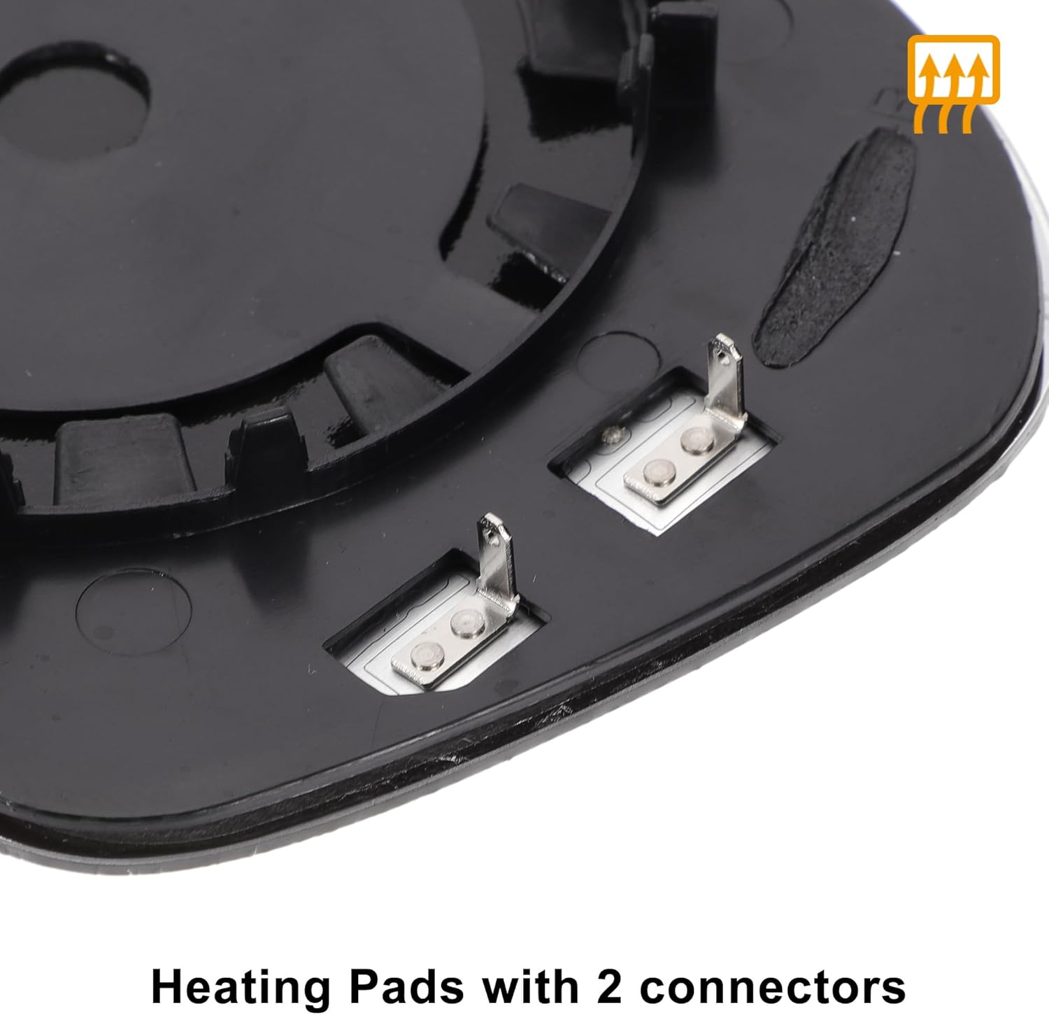 X AUTOHAUX Car Rearview Right Side Mirror Glass Replacement W/Backing Plate Aspherical Heated White Glass - Zeta Store