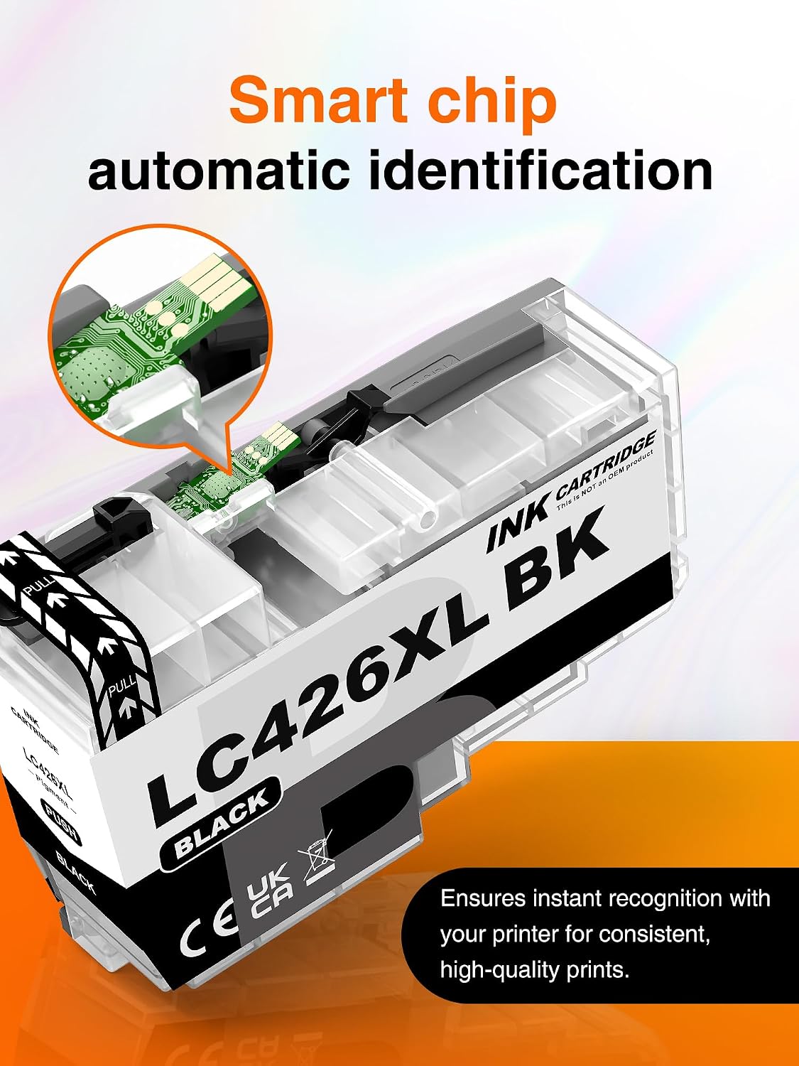 Kuva LC426XL Compatible Ink Cartridges for Brother LC426 / LC426XL - 8 Pack (2 Black 2 Cyan 2 Magenta 2 Yellow) High Yield