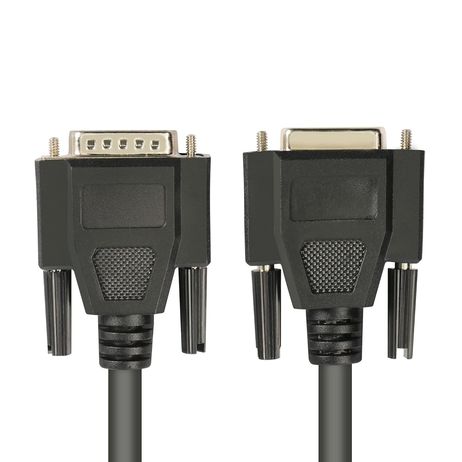 Riieyoca 0.5m DB15 serial cable with gold-plated pins, pure copper wiring, and braided shielding for reliable connections.