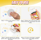 Halldeli All-in-One Wall Repair Rolling Paint | 2-Pack (200g each) | Quick-Dry White Paint for Walls | Covers Stains, Cracks & Graffiti | Brand New Barn Bargain! - Zeta Store