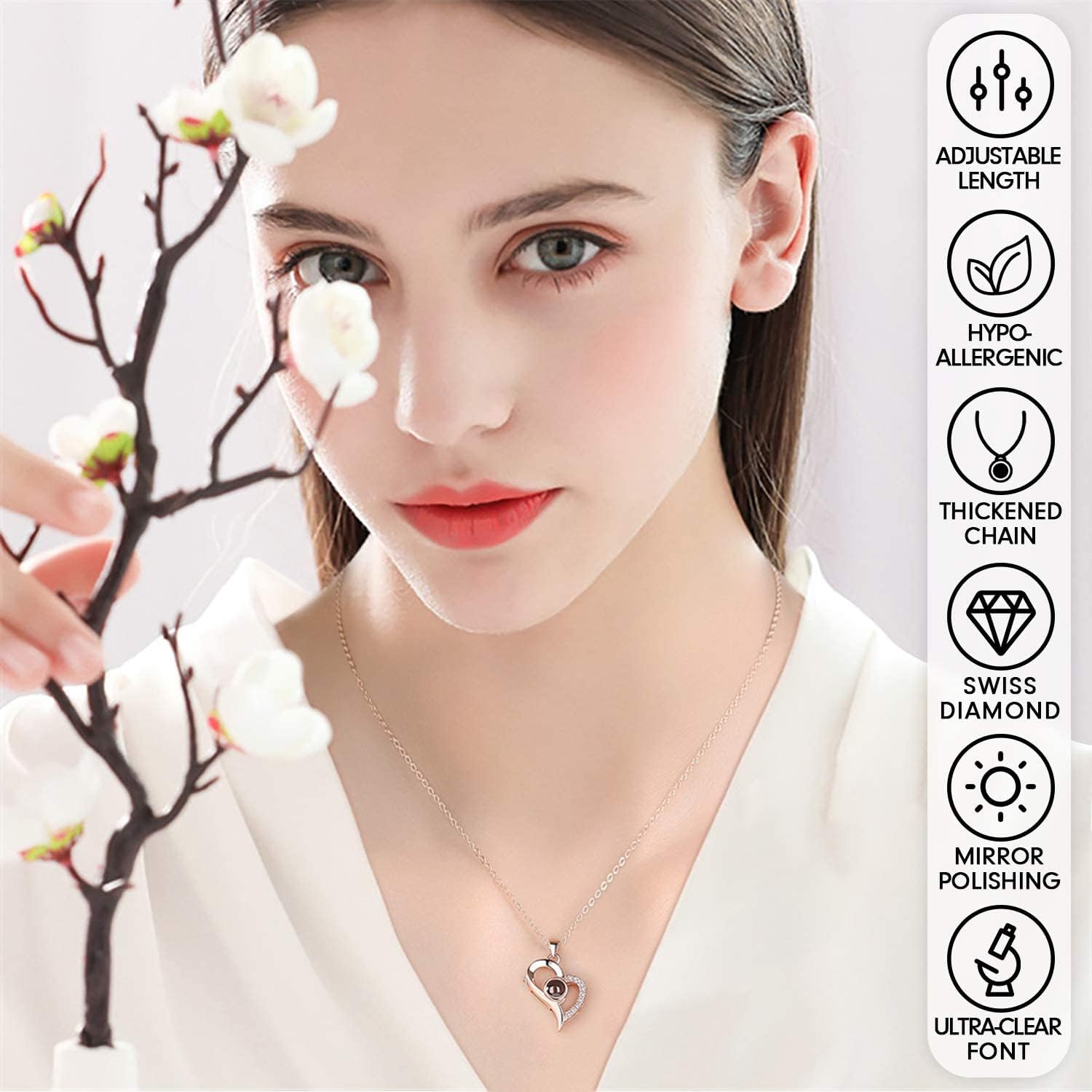 💖 Never Fade, Always Shine! Real Rose & Secret Message Necklace 💖