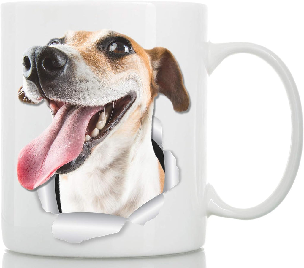 Winston & Bear Ceramic Coffee Mug | 11oz | West Highland Terrier Design on Both Sides | Microwave & Dishwasher Safe | Perfect Gift for Dog Lovers