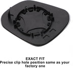 X AUTOHAUX Car Rearview Right Side Mirror Glass Replacement W/Backing Plate Convex Non-heated White Glass for SEAT Altea 2007-2018 for SEAT XL 2008-2013 - Zeta Store