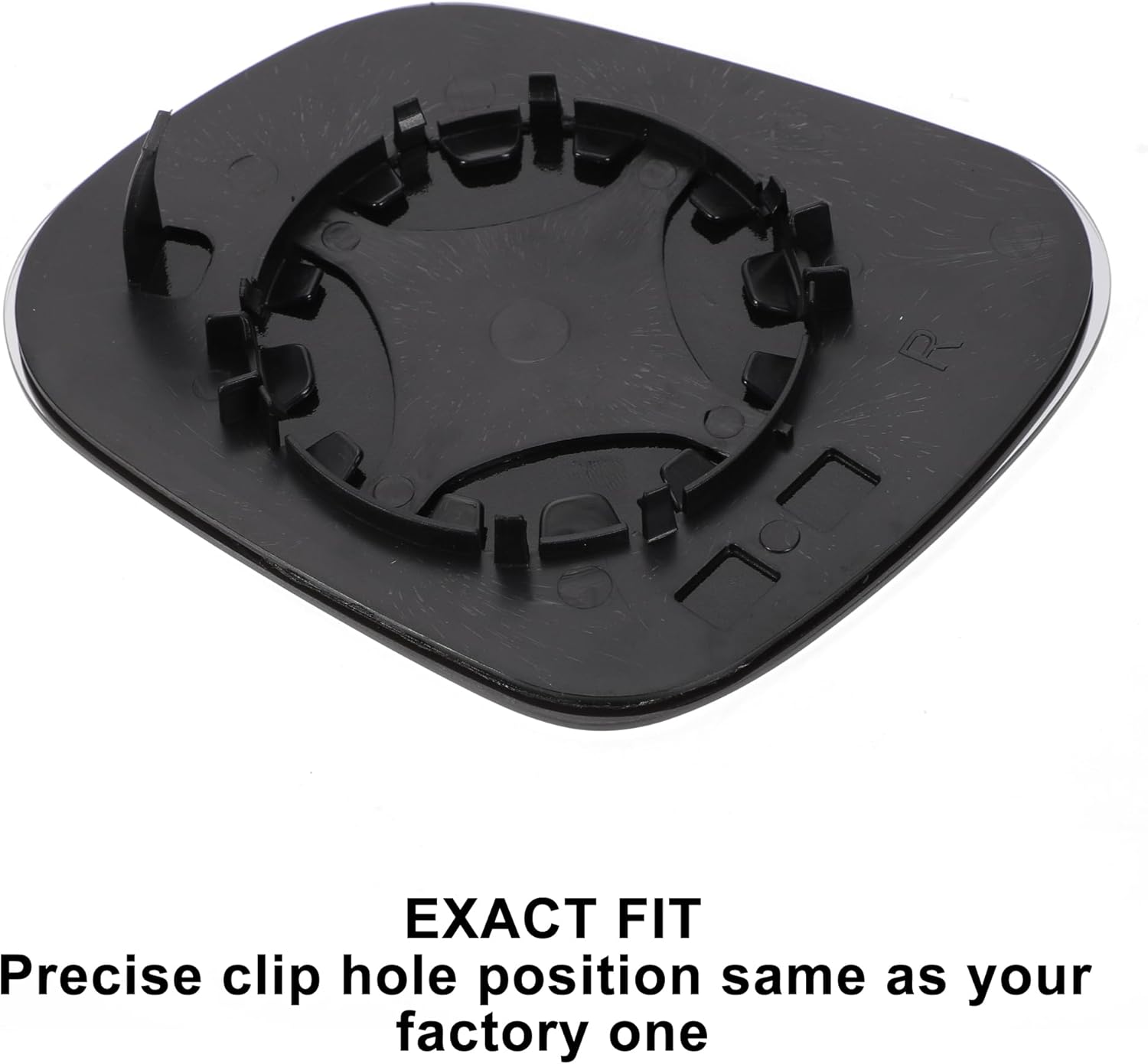 X AUTOHAUX Car Rearview Right Side Mirror Glass Replacement W/Backing Plate Convex Non-heated White Glass for SEAT Altea 2007-2018 for SEAT XL 2008-2013 - Zeta Store