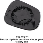 X AUTOHAUX Car Rearview Left Side Mirror Glass Replacement W/Backing Plate Convex Non-heated White Glass for SEAT Altea 2007-2018 for SEAT Altea XL 2008-2013 - Zeta Store