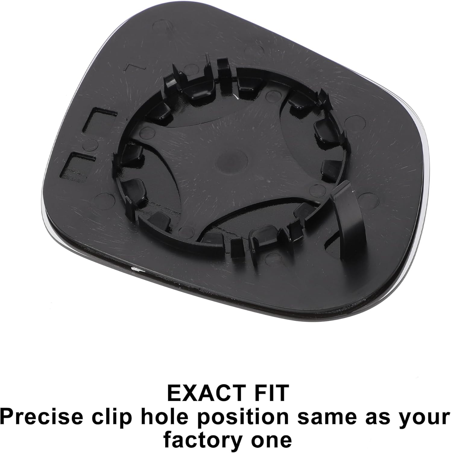 X AUTOHAUX Car Rearview Left Side Mirror Glass Replacement W/Backing Plate Convex Non-heated White Glass for SEAT Altea 2007-2018 for SEAT Altea XL 2008-2013 - Zeta Store