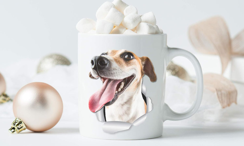 Winston & Bear Ceramic Coffee Mug | 11oz | West Highland Terrier Design on Both Sides | Microwave & Dishwasher Safe | Perfect Gift for Dog Lovers