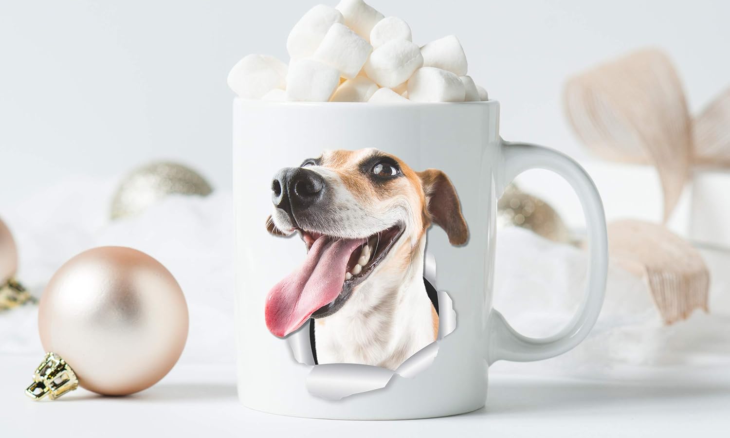 Winston & Bear Ceramic Coffee Mug | 11oz | West Highland Terrier Design on Both Sides | Microwave & Dishwasher Safe | Perfect Gift for Dog Lovers