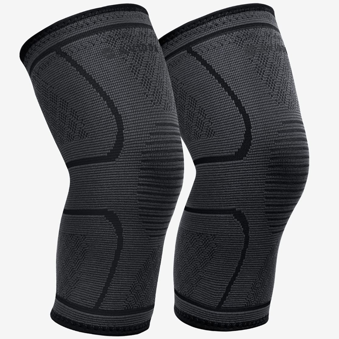 AVIDDA Knee Support Brace 2 Pack – Compression Sleeves for Arthritis, Joint Pain, ACL/MCL, Meniscus Tear, Sports & Running