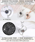 💖 Never Fade, Always Shine! Real Rose & Secret Message Necklace 💖