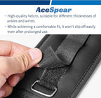 AceSpear Ankle & Wrist Weights | 2 x 1kg (2.2 lbs) Set | Adjustable Neoprene Sandbags with Steel Balls for Men, Women & Kids | Fitness, Walking, Running, Gym