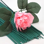 Aomhrek 3-Roll Florist Tape & 30cm Wire Set | Highly Flexible Floral Taping & Stem Wires for Flower Arranging, Bouquets & DIY Art