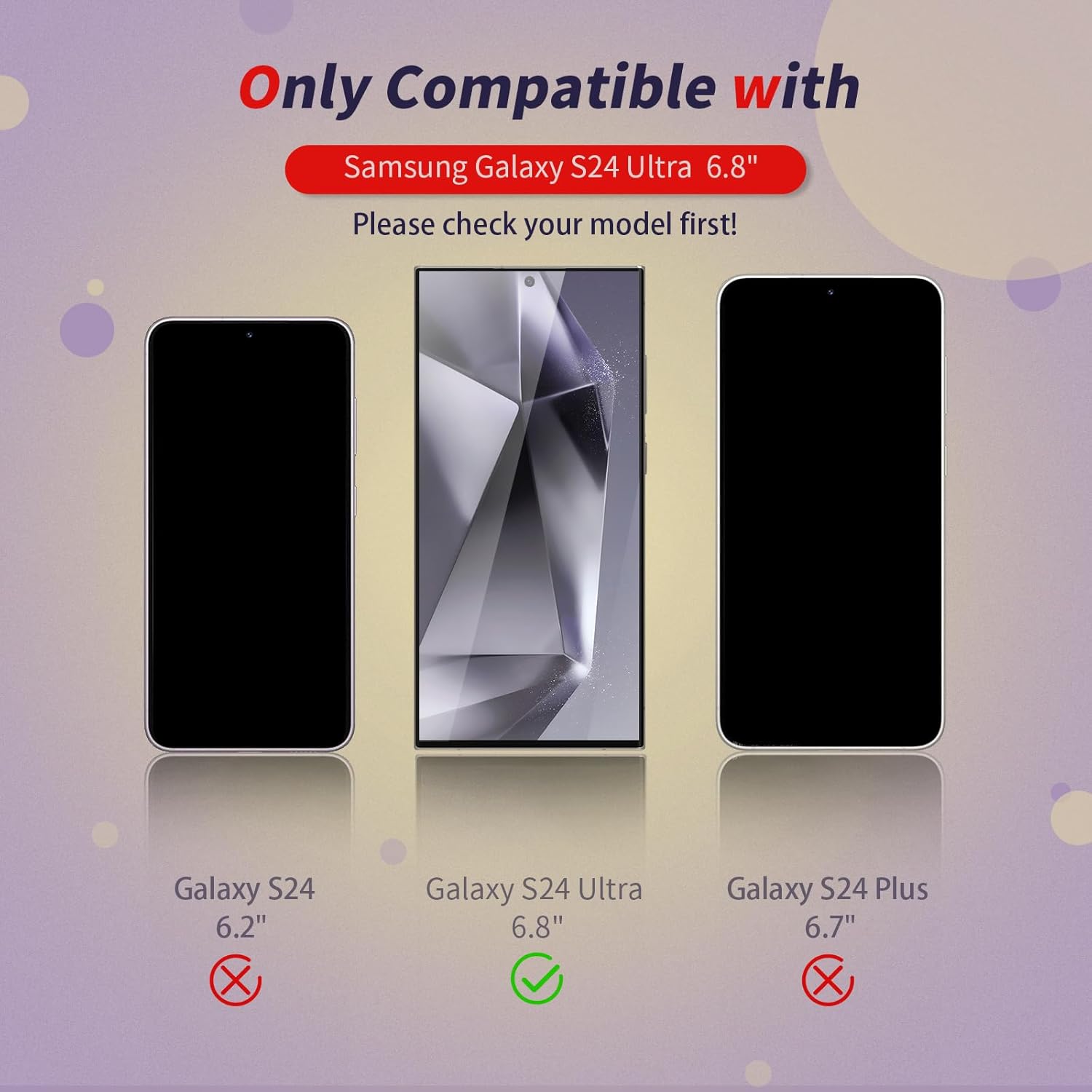 BERSEM 2 Pack HD Screen Protector for Samsung Galaxy S24 Ultra — Auto-Align, Bubble-Free & Case Friendly - Zeta Store