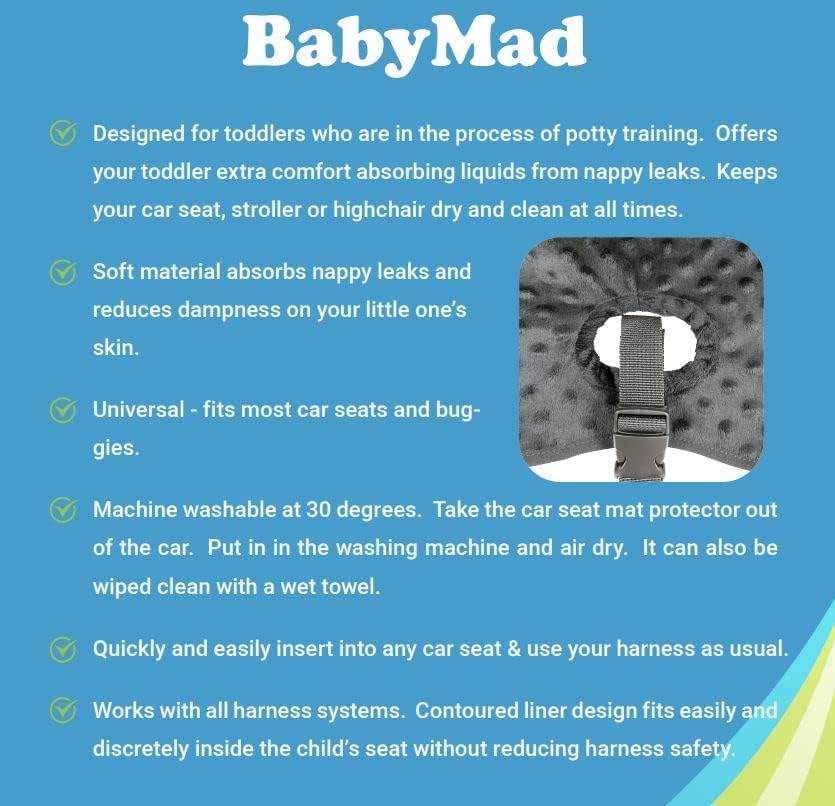BabyMad Waterproof Potty Pad & Seat Liner – Universal Car Seat & Stroller Protector 🚨 - Zeta Store