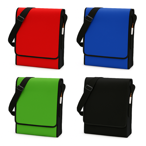 BagBase BG790 Budget Vertical Messenger Bag - College University School Bag - Real Bargain!