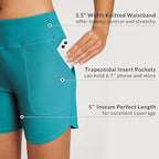 Baleaf Women's High-Waisted Swim Shorts  - Tummy Control Beach & Board Shorts | Brand New!