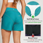 Baleaf Women's High-Waisted Swim Shorts  - Tummy Control Beach & Board Shorts | Brand New!