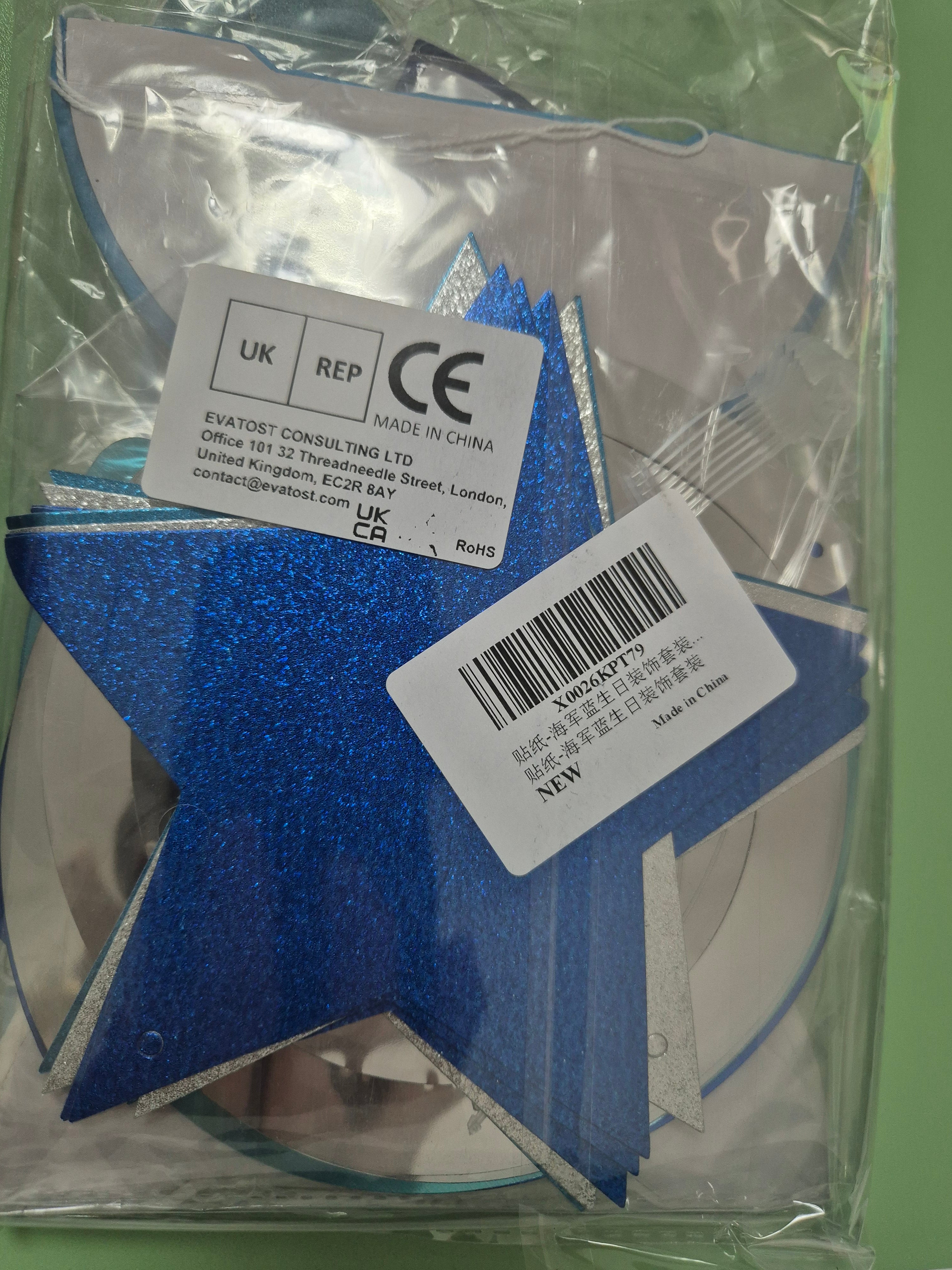 Navy Blue "Happy Birthday" Decoration Set | Complete Party Kit for a Stunning Celebration - Zeta Store