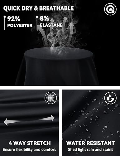 Boyzn. Men's Hiking & Trekking Pants | Lightweight, Water Resistant & 4-Way Stretch | Secure Zip Pockets