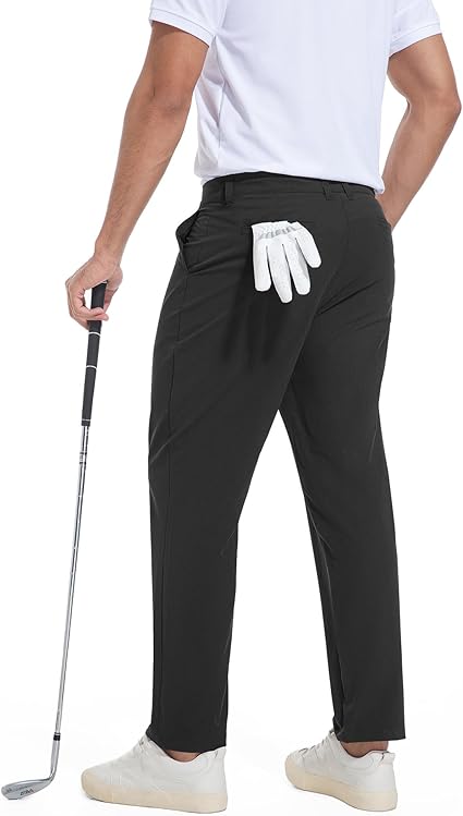 BOYZN Men's 5-Pocket Performance Pants | Lightweight, Stretch & Quick-Dry | Golf, Work, Travel & Casual | UPF 50+ 🏌️‍♂️
