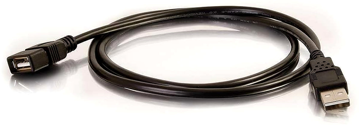C2G 52106 1m USB 2.0 Extension Cable - USB A Male to A Female - High Speed Black