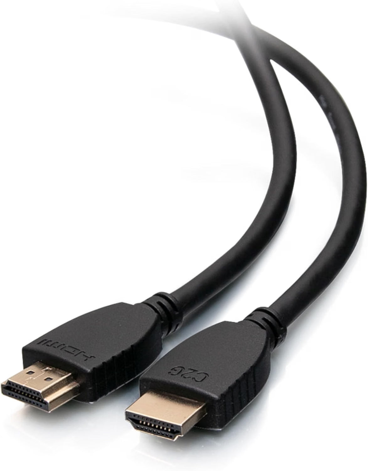 C2G 56783 High Speed HDMI Cable with Ethernet - 4K 60Hz HDMI 2.0 Gold Plated, 6ft (1.8m) Black