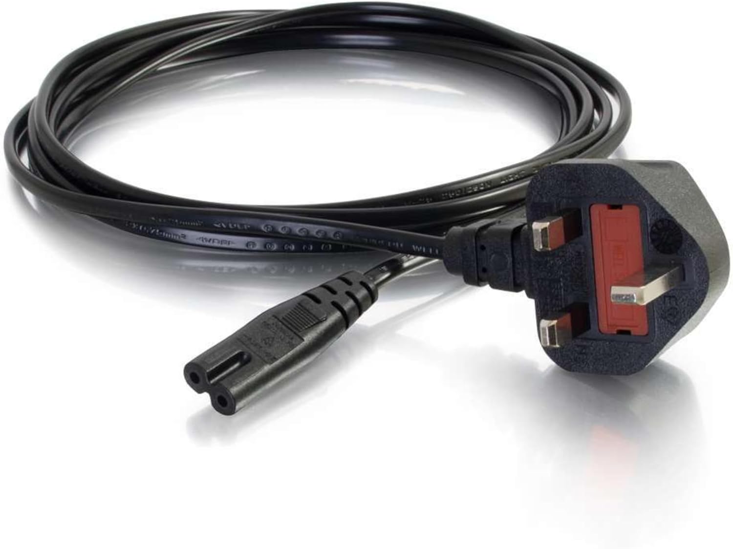 C2G 2m UK Power Cable | BS1363 to IEC C7 Connector ⚡ 🔌 Brand New & A Real Bargain! 🔌 For TVs, Laptops, Consoles & Mor