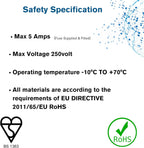 C2G 2m UK Power Cable | BS1363 to IEC C7 Connector ⚡ 🔌 Brand New & A Real Bargain! 🔌 For TVs, Laptops, Consoles & Mor