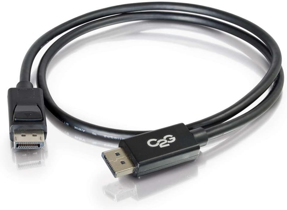 DisplayPort Cable 8K UHD | 3ft High-Speed Audio/Video Cable with Secure Latches - Zeta Store