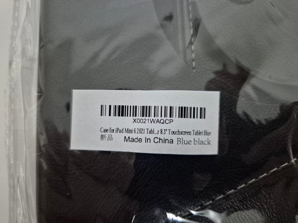 Case for iPad Mini 6 (2021) 8.3" Case with 360° Rotating Stand | Shock-Absorption & Auto Sleep/Wake | Blue Black